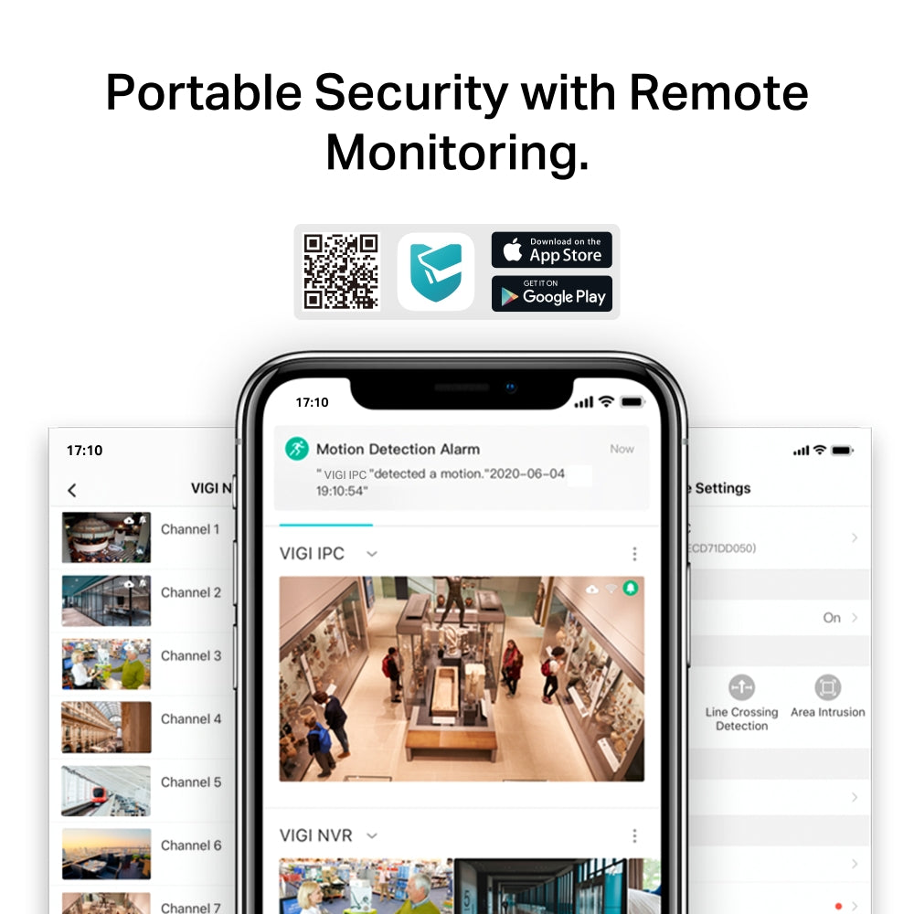 TP-Link VIGI C340-W 4MP HD Outdoor Full-Color Bullet Network WiFi CCTV Camera | 2-Way Audio | Smart IR | Waterproof IP66 | H.265+ | Smart Detection TP-Link VIGI C340-W 4MP HD Outdoor Full-Color Bullet Network WiFi CCTV Camera | 2-Way Audio | Smart IR | Waterproof IP66 | H.265+ | Smart Detection
